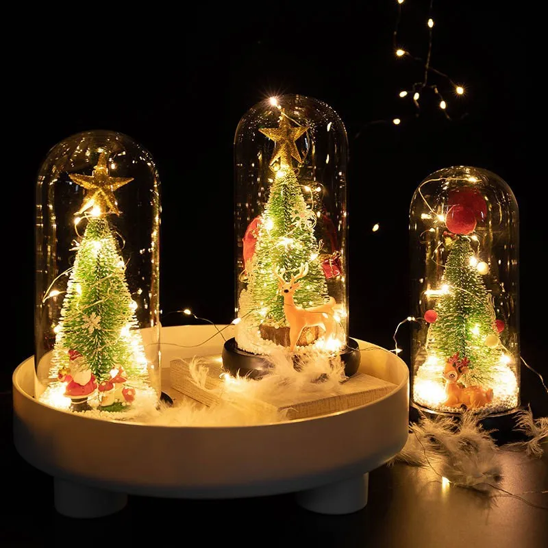 Christmas decoration,22cm LED Luminous Glass Cover Christmas Tree Doll,New Years Gift,send Girlfriend Creative Small Night Light
Christmas decoration,22cm LED Luminous Glass Cover Christmas Tree Doll,New Years Gift,send Girlfriend Creative Small Night Light