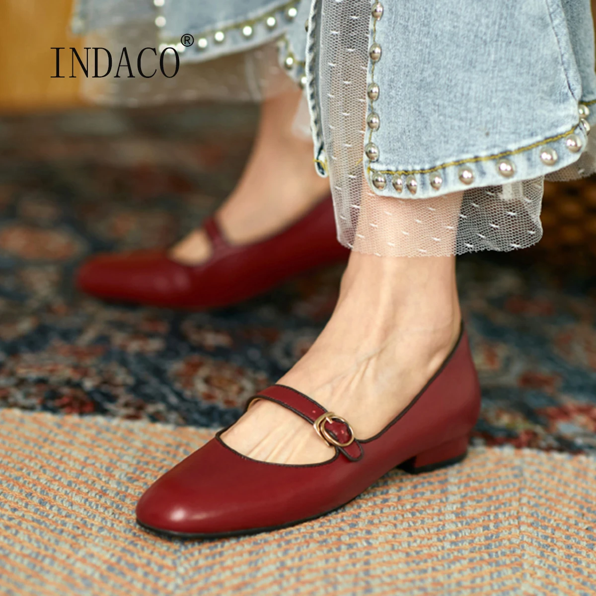 2021 Spring New Flat Shoes Women Leather Round Toe Mary Janes Shoes Women Casual Shoes Wine Red Flats Plus Size 40
2021 Spring New Flat Shoes Women Leather Round Toe Mary Janes Shoes Women Casual Shoes Wine Red Flats Plus Size 40