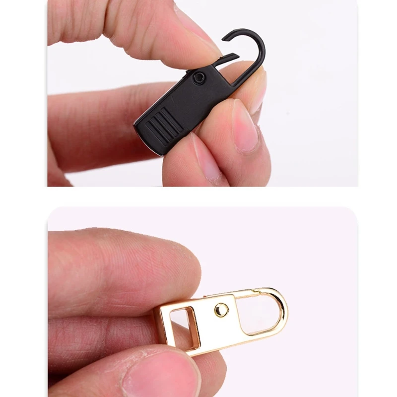 Zipper Pull Tab Replacement Metal Zippers Extension Handle Fixer for Luggage Backpack Suitcase
Zipper Pull Tab Replacement Metal Zippers Extension Handle Fixer for Luggage Backpack Suitcase