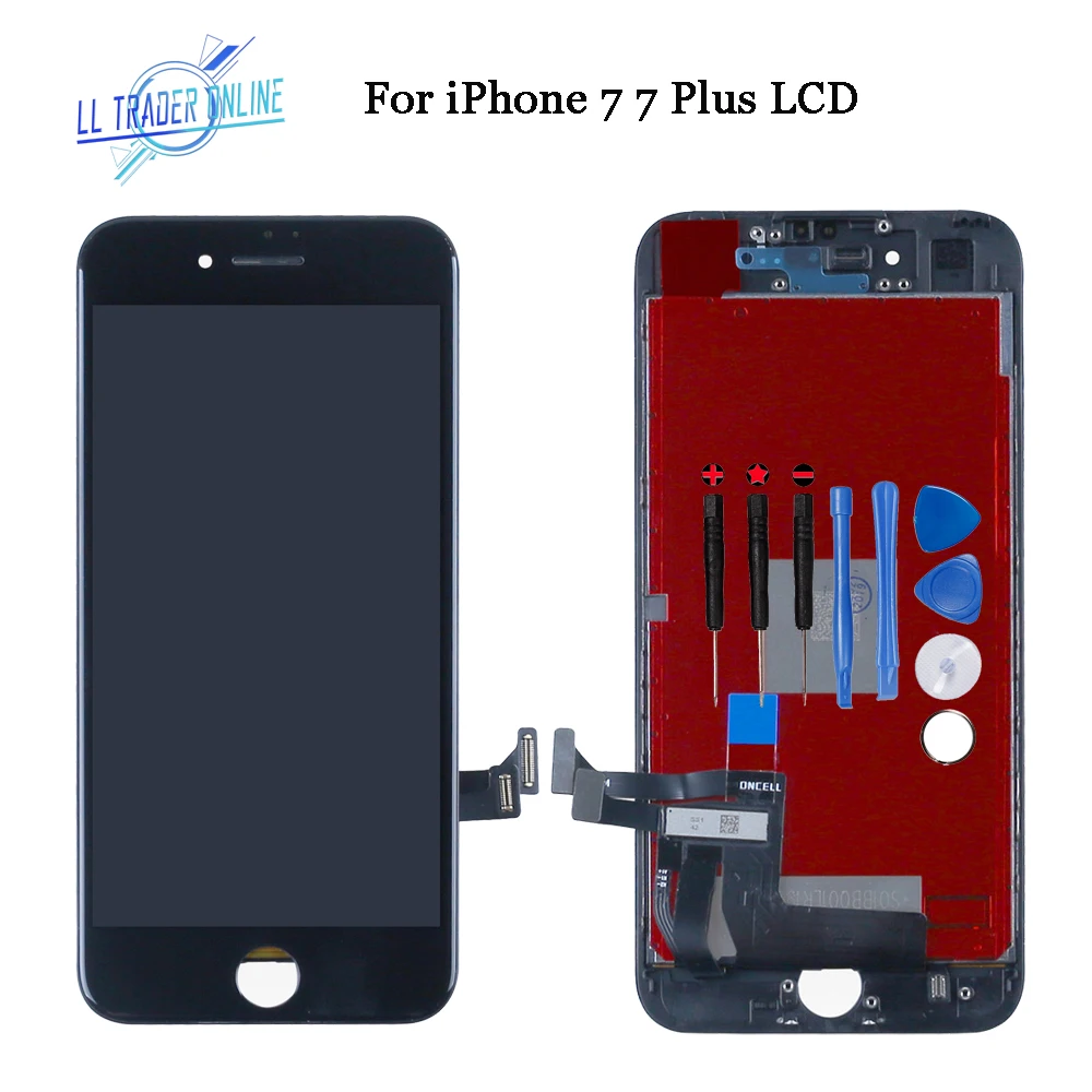 5 шт. AAA черный/белый ЖК дисплей экран для iPhone 7 Plus Pantalla LCD сенсорный сменный