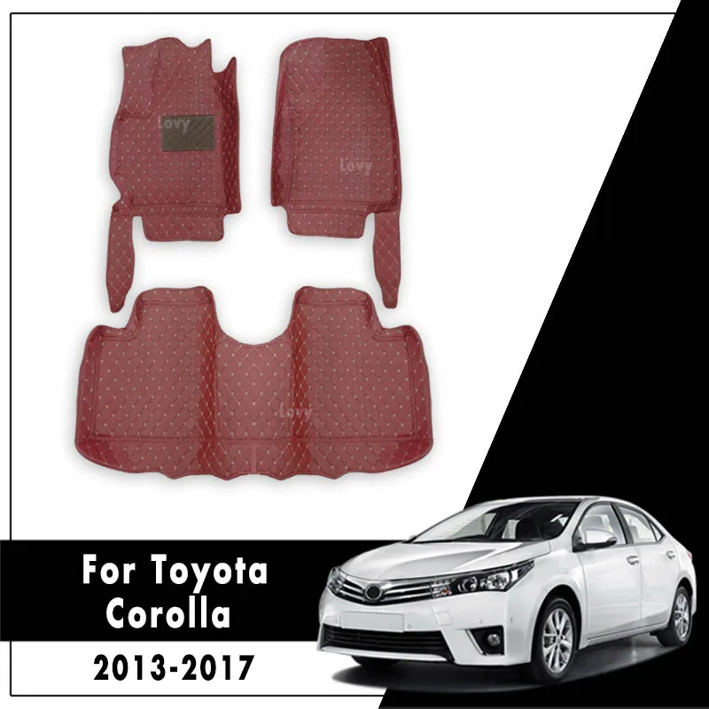 Аксессуары для салона автомобиля Полный Комплект ковриков Toyota Corolla XI 11th E170 2014 2015