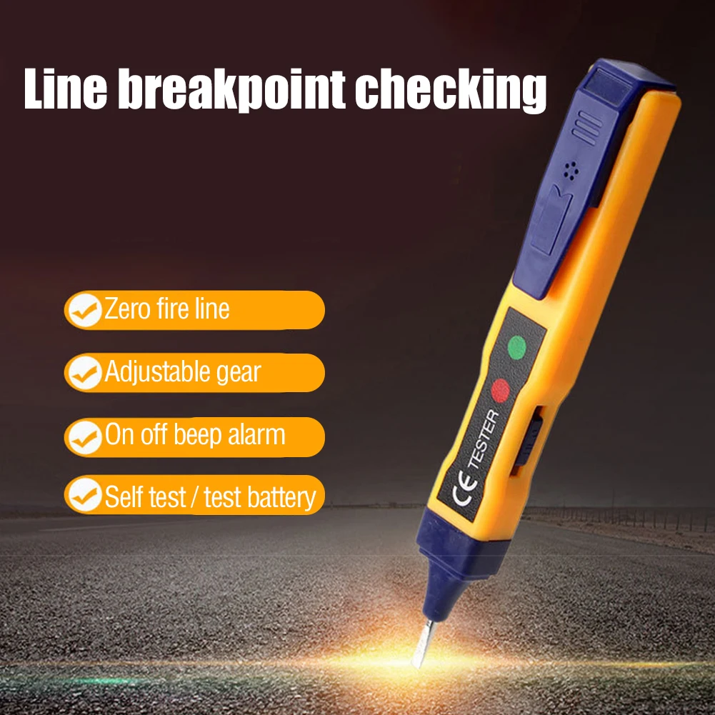 Non-contact Pen Alarm AC Voltage Detector Tester Pen Electric Sensor Test Tools Pencil Electrician Tools
Non-contact Pen Alarm AC Voltage Detector Tester Pen Electric Sensor Test Tools Pencil Electrician Tools