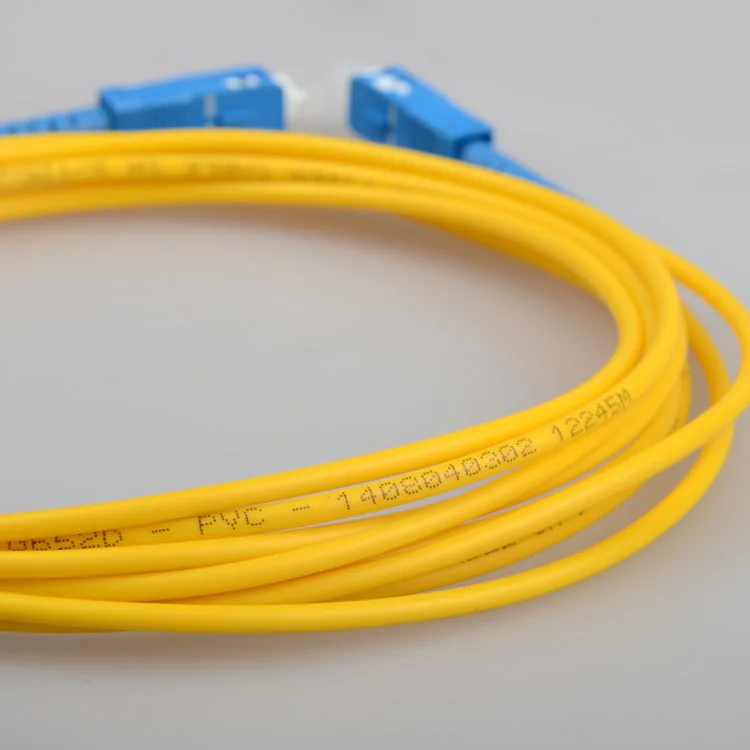 SC-SC Fiber Optic Jumper Single-mode Single-core Pigtail Jumper 3m Squared Head Factory Direct Supply Fast Customization 
SC-SC Fiber Optic Jumper Single-mode Single-core Pigtail Jumper 3m Squared Head Factory Direct Supply Fast Customization