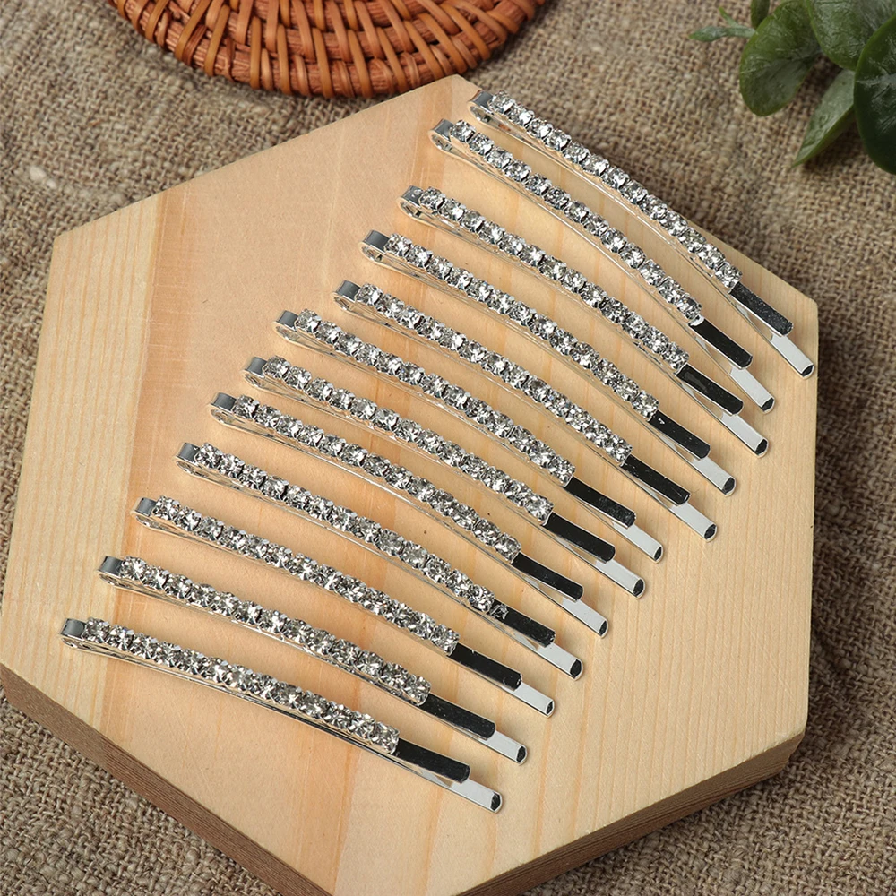 12Pcs Fashion Crystal Hair Clips Bridal Wedding Rhinestone Hairpins Lady Bobby Pins Barrette Hair Jewelry Accessories Headwear
12Pcs Fashion Crystal Hair Clips Bridal Wedding Rhinestone Hairpins Lady Bobby Pins Barrette Hair Jewelry Accessories Headwear