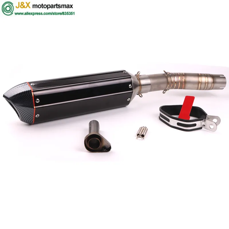 GSXR1000 motorcycle exhaust contact middle pipe + muffler full system for SUZUKI GSXR 1000 Slip On
GSXR1000 motorcycle exhaust contact middle pipe + muffler full system for SUZUKI GSXR 1000 Slip On
