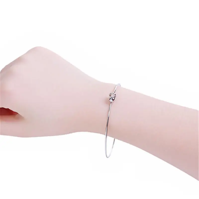 New Hot Stainless Steel Expandable Bangles Bracelets Single Bar With Removable Ball End Cap For Grils Party Gift 21cm Long 1 PC
New Hot Stainless Steel Expandable Bangles Bracelets Single Bar With Removable Ball End Cap For Grils Party Gift 21cm Long 1 PC