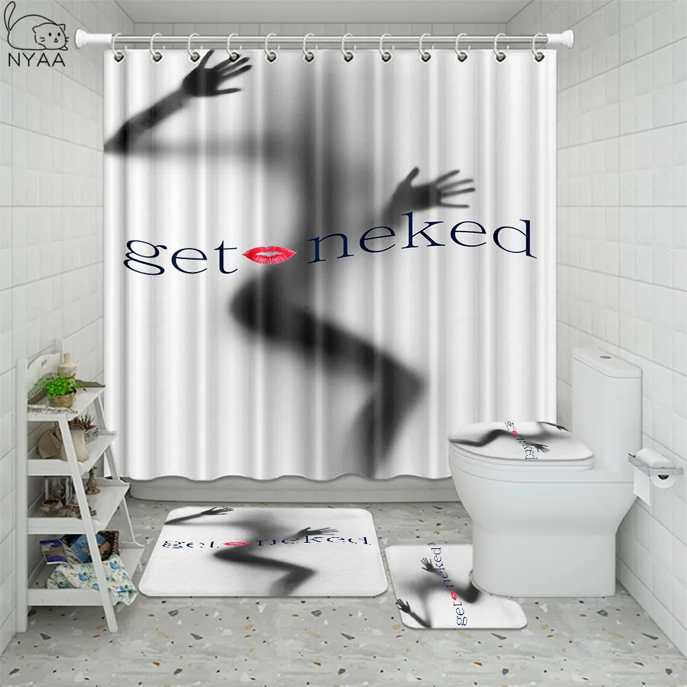 Тканевая занавеска для душа с рисунком «Get Naked», Мягкая прочная занавеска для ванной комнаты, s ковровое покрытие, чехол для туалета, наборы к...
Тканевая занавеска для душа с рисунком «Get Naked», Мягкая прочная занавеска для ванной комнаты, s ковровое покрытие, чехол для туалета, наборы к...
