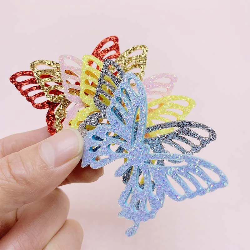 20pcs/lot Glitter simulation hollow solid decoration butterfly appliques,DIY kids headwear,garments accessories Material
20pcs/lot Glitter simulation hollow solid decoration butterfly appliques,DIY kids headwear,garments accessories Material