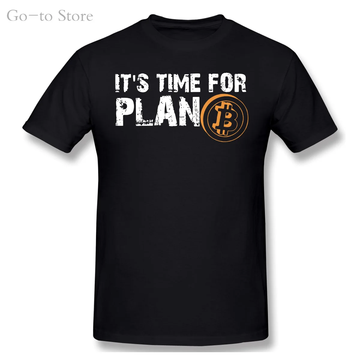 

Men's It's Time For Plan B Bitcoin BTC Crypto Currency T Shirts Cryptocurrency Blockchain Geek Clothes 2020 Gift Idea T-Shirts