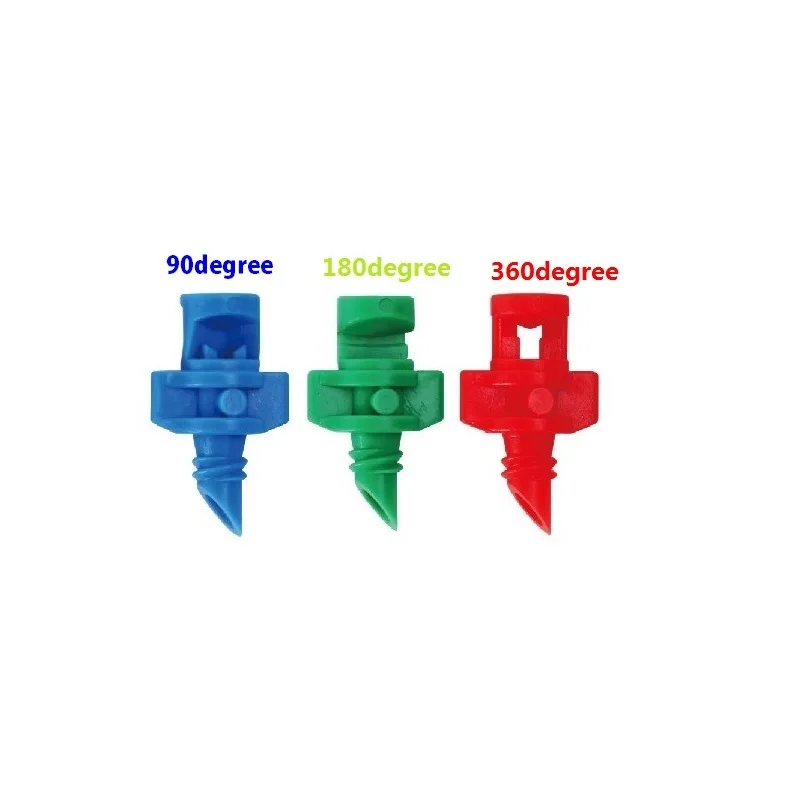 200PCS/LOT 90 180 360 Degree Refraction Nozzle Garden Irrigation Plant Spray Nozzle Mist Sprayer Irrigation Fittin Connector
200PCS/LOT 90 180 360 Degree Refraction Nozzle Garden Irrigation Plant Spray Nozzle Mist Sprayer Irrigation Fittin Connector