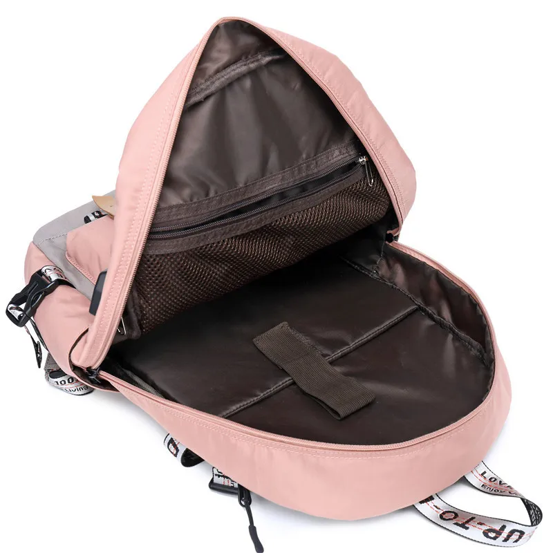 Женский рюкзак с USB-зарядкой для ноутбука 14 15 6 дюймов стильный школьный