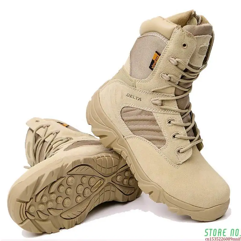 Men Hiking Shoes Military Desert Tactical Boot Army Genuine Leathe Breathable Hunting Climbing Work Shoes Ankle Boots
Men Hiking Shoes Military Desert Tactical Boot Army Genuine Leathe Breathable Hunting Climbing Work Shoes Ankle Boots