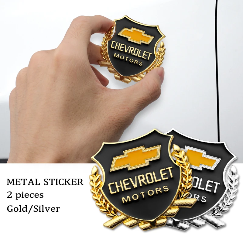 2PC 3D Metal Car Emblem Badge Sticker Decoration Decals for Chevrolet cruze captiva lacetti aveo niva trax onix Auto Accessories
2PC 3D Metal Car Emblem Badge Sticker Decoration Decals for Chevrolet cruze captiva lacetti aveo niva trax onix Auto Accessories