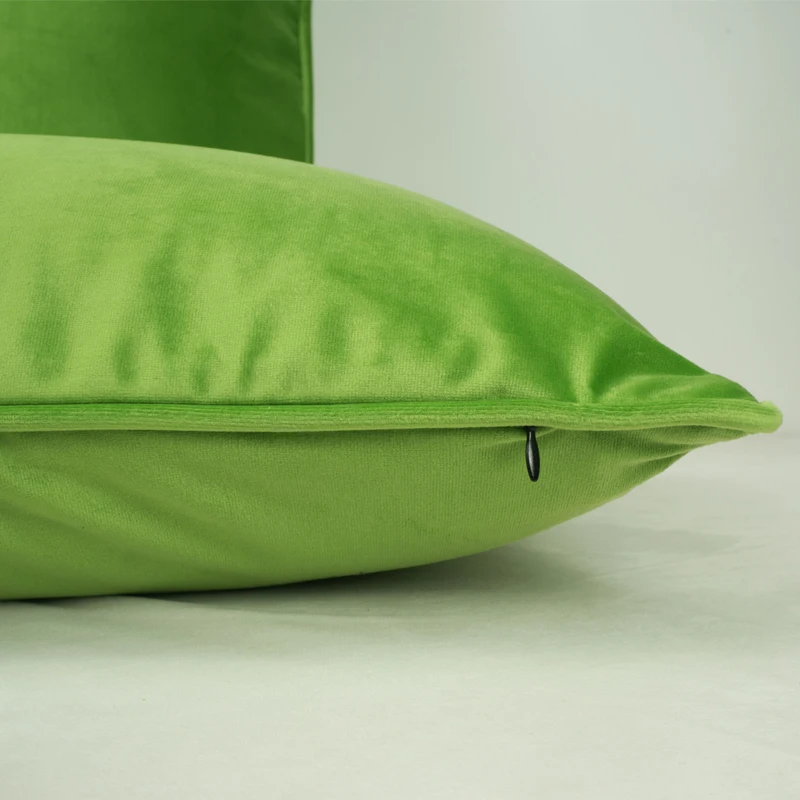 Дизайн трубопроводов бархатный голубой и зеленый чехол для подушки наволочка