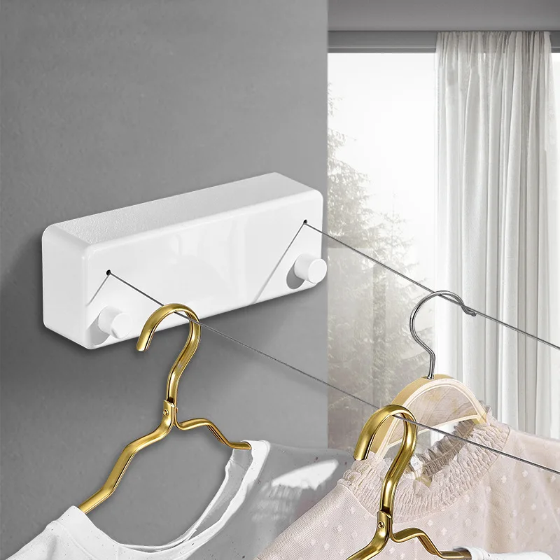 Balcony invisible shrinking clothesline free punching cool clothes artifact indoor telescopic wire rope bathroom drying rack
Balcony invisible shrinking clothesline free punching cool clothes artifact indoor telescopic wire rope bathroom drying rack