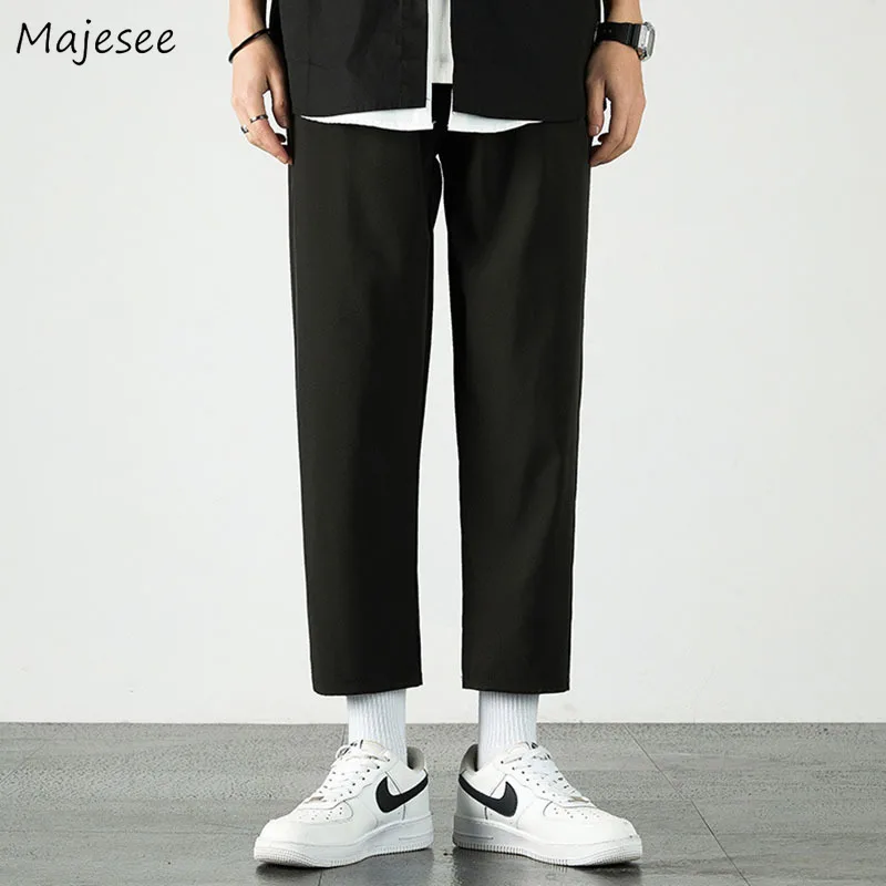 Men Casual Pants Comfortable Draped Ankle Length Straight Pantalones Youth Summer Fashion Streetwear Simple Quick Dry Trousers
Men Casual Pants Comfortable Draped Ankle Length Straight Pantalones Youth Summer Fashion Streetwear Simple Quick Dry Trousers