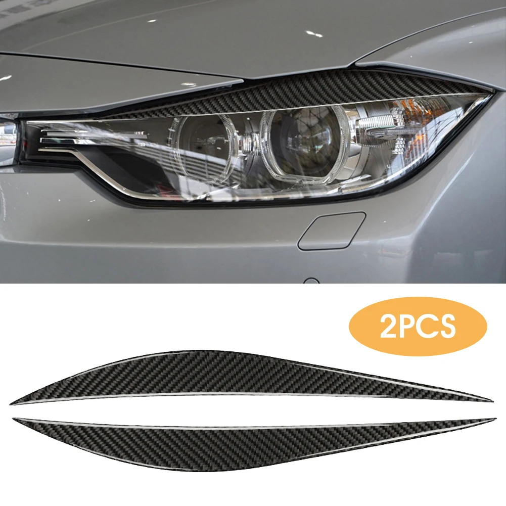 2PCS Car Headlight Eyebrow Eyelid Trim Cover Car Stickers Decor Carbon Fiber Car Styling Decals for BMW 3 Series 13-19 F30
2PCS Car Headlight Eyebrow Eyelid Trim Cover Car Stickers Decor Carbon Fiber Car Styling Decals for BMW 3 Series 13-19 F30