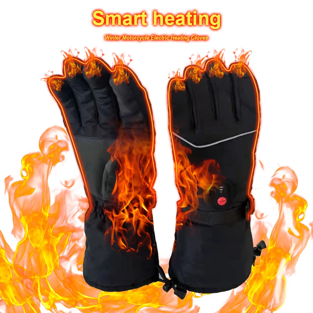 Motorcycle Winter Electric Heated Thermostatic Gloves Battery Intelligent Heating Thermal Waterproof Gloves For Skiing Cycling
Motorcycle Winter Electric Heated Thermostatic Gloves Battery Intelligent Heating Thermal Waterproof Gloves For Skiing Cycling