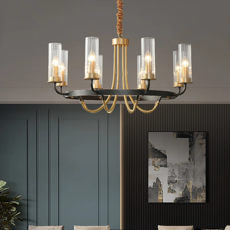 Postmodern light luxury crystal copper chandelier high-end atmosphere creative personality dining room living room lamp
Postmodern light luxury crystal copper chandelier high-end atmosphere creative personality dining room living room lamp