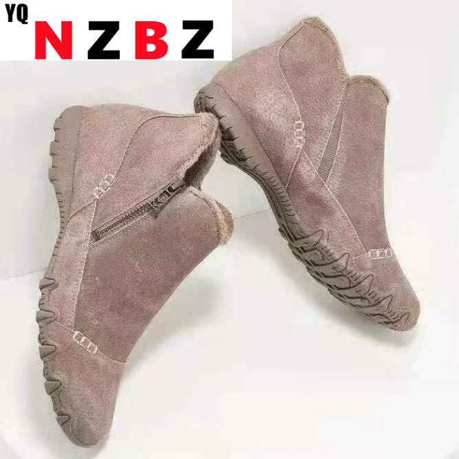 Casual Snow Boots Women 2022 New Thick Velvet Zipper Boots Winter Fashion Boots Warmth Flat Heel Ankle Boots Botas De Mujer
Casual Snow Boots Women 2022 New Thick Velvet Zipper Boots Winter Fashion Boots Warmth Flat Heel Ankle Boots Botas De Mujer