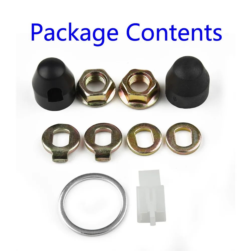 E-Bike Hub Motor Axle Lock Nut Lock Steel Washer Spacer Nut Cover M12/M14 Components Black Silver Bike Cycling Accessories Parts
E-Bike Hub Motor Axle Lock Nut Lock Steel Washer Spacer Nut Cover M12/M14 Components Black Silver Bike Cycling Accessories Parts