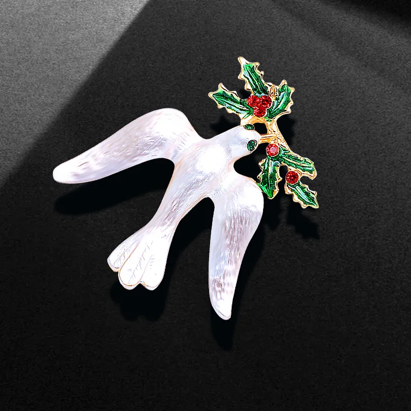 Zircon Crystal Peace Dove Brooches For Women Men Alloy Bird Enamel Pin Casual Brooch Badge Christmas Jewelry Gifts
Zircon Crystal Peace Dove Brooches For Women Men Alloy Bird Enamel Pin Casual Brooch Badge Christmas Jewelry Gifts