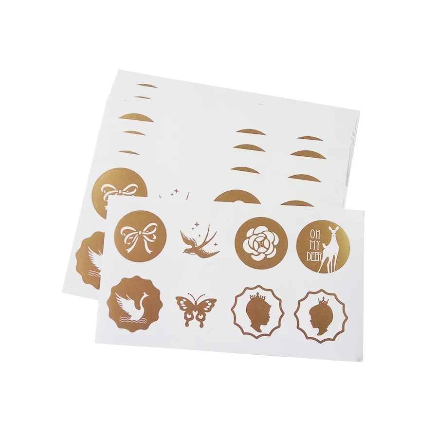 80 Pcs/lot Vintage Gold DIY Cute Sealing Label Stickers Invitation Greeting Card Postcards Decorative Sticker Gift Scrapbookings
80 Pcs/lot Vintage Gold DIY Cute Sealing Label Stickers Invitation Greeting Card Postcards Decorative Sticker Gift Scrapbookings