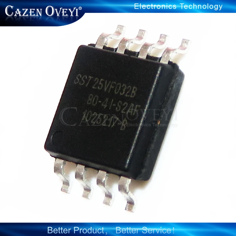1piece SST25VF032B-80-4I-S2AF-T SST25VF032B-80-4I-S2AF SST25VF032B 80-4I-S2AF 25VF032B SOP-8 In Stock