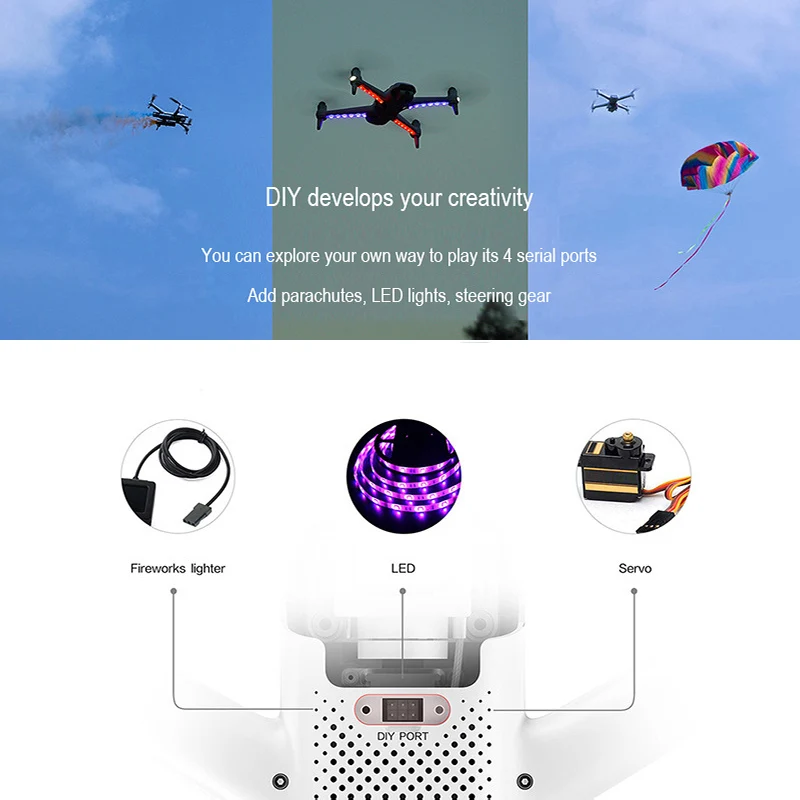 UAV HD With Aerial Photography Intelligent Aircraft 4K Camera HDR Video GPS RC Foldable Portable Drone Quadcopter RTF Drone
UAV HD With Aerial Photography Intelligent Aircraft 4K Camera HDR Video GPS RC Foldable Portable Drone Quadcopter RTF Drone