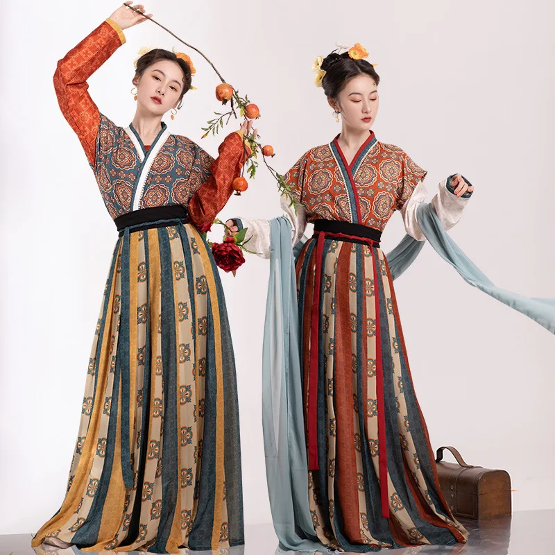 3pcs Chinese Traditional Folk Dance Costume Women Ancient Hanfu Dress Oriental Style Tang Dynasty Clothing Girl Cosplay Hanfu
3pcs Chinese Traditional Folk Dance Costume Women Ancient Hanfu Dress Oriental Style Tang Dynasty Clothing Girl Cosplay Hanfu