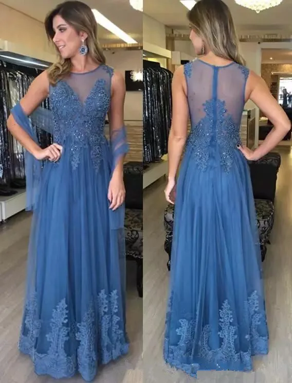 Plus Size Evening Dresses Long dark blue Elegant A Line O Neck lace Tulle Formal Party Gown For Wedding Вечерние Платья 2021
Plus Size Evening Dresses Long dark blue Elegant A Line O Neck lace Tulle Formal Party Gown For Wedding Вечерние Платья 2021