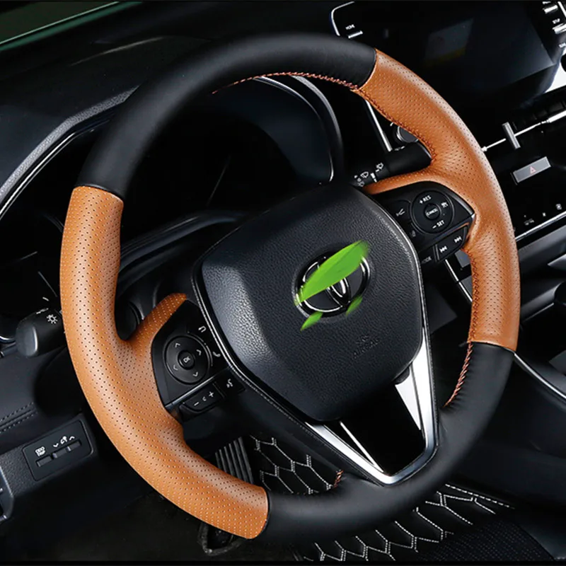 DIY Hand-Stitched Suede Leather Car Steering Wheel Cover for Toyota RAV4 Wildlander Corolla Levin Interior Auto Accessories
DIY Hand-Stitched Suede Leather Car Steering Wheel Cover for Toyota RAV4 Wildlander Corolla Levin Interior Auto Accessories