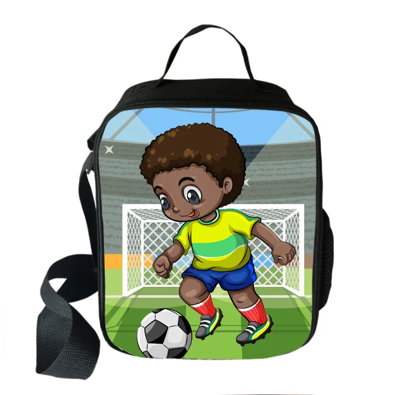 Afro Boys Africa Brown Boys Girls Cooler Lunch Bag Cartoon Portable Thermal Food Picnic Bags for School Kids Lunch Box Tote
Afro Boys Africa Brown Boys Girls Cooler Lunch Bag Cartoon Portable Thermal Food Picnic Bags for School Kids Lunch Box Tote