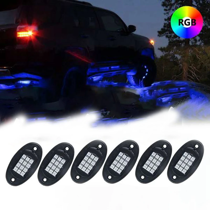 Car 6 in 1 RGB Chassis Light Car Atmosphere Light Rock Light APP Control Suitable for Off-Road Pickup SUV ATV Truck
Car 6 in 1 RGB Chassis Light Car Atmosphere Light Rock Light APP Control Suitable for Off-Road Pickup SUV ATV Truck