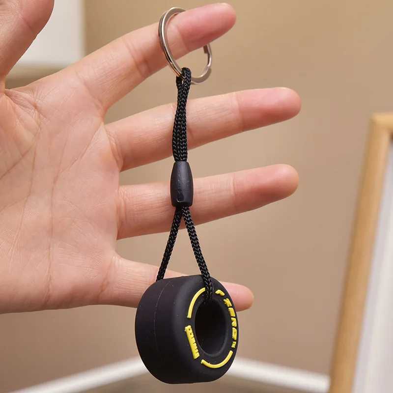 New Creative Cartoon Small Tires Fashion And Colorful Unisex Mobile Phone Bag Car Keychain Pendant To Give Car Friends a Gift
New Creative Cartoon Small Tires Fashion And Colorful Unisex Mobile Phone Bag Car Keychain Pendant To Give Car Friends a Gift