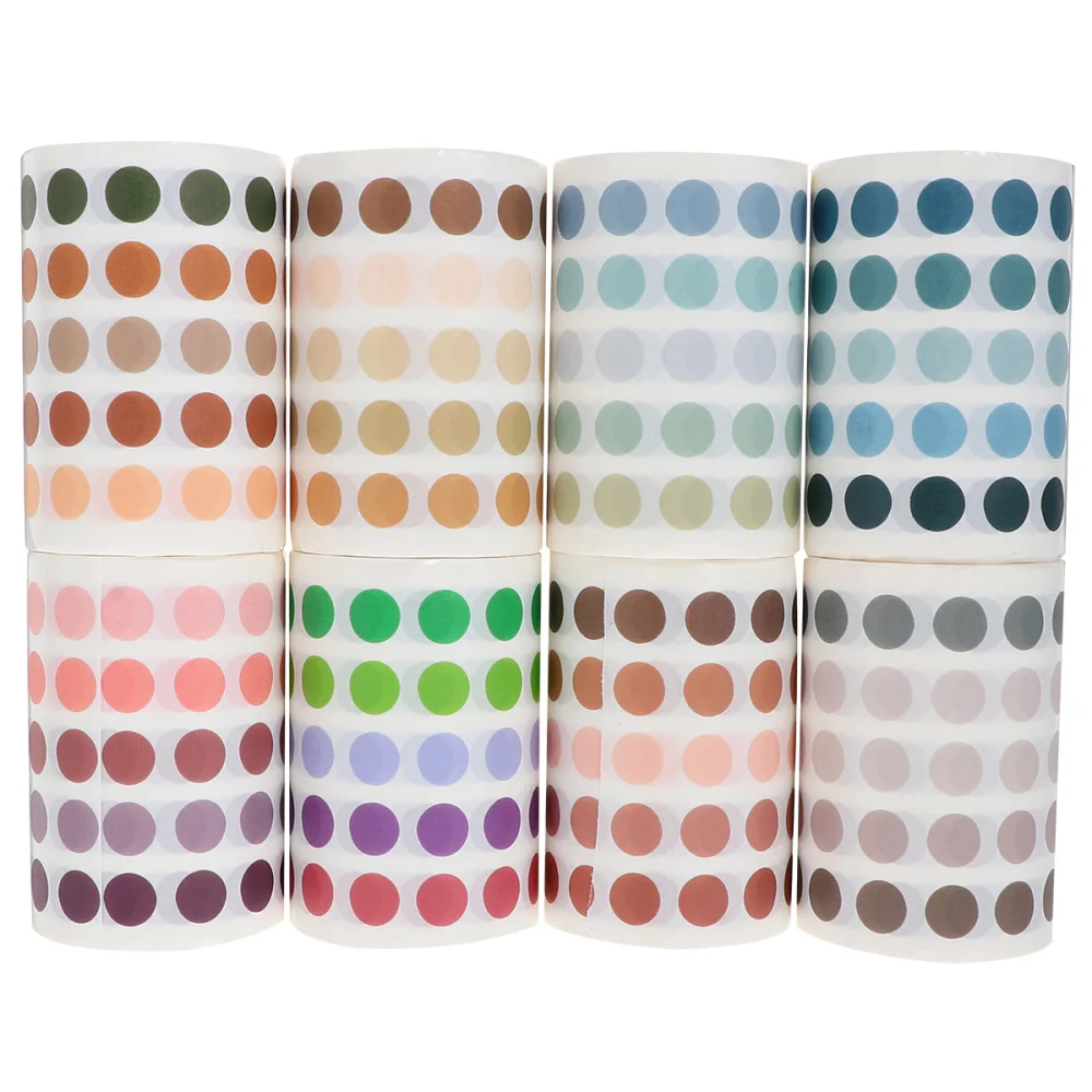8pcs DIY Paper Tapes Round Dot Series Washi Tape Scrapbook Decorative Tapes
8pcs DIY Paper Tapes Round Dot Series Washi Tape Scrapbook Decorative Tapes