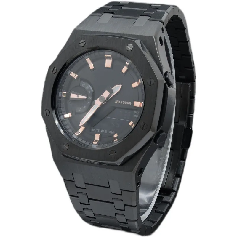 Ladies GMA-S2100 GMAS2100 Modified 316L Stainless Steel Metal Case and Strap Accessories with Tools Wholesale
Ladies GMA-S2100 GMAS2100 Modified 316L Stainless Steel Metal Case and Strap Accessories with Tools Wholesale