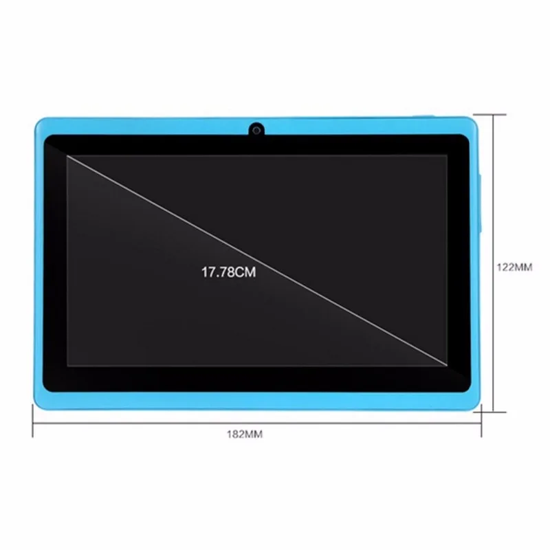 7 дюймов планшетный ПК для детей Q88 4 Гб Google Android 2 DUAL CORE Tablet PC A23 емкостный Экран