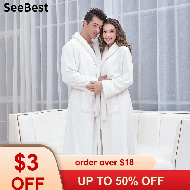 Пижама SeeBest, женская одежда для сна, домашняя одежда для отдыха, банный халат, халат, кимоно, белая, розовая, зимняя, плотная, свободная, брендовая Новинка
Пижама SeeBest, женская одежда для сна, домашняя одежда для отдыха, банный халат, халат, кимоно, белая, розовая, зимняя, плотная, свободная, брендовая Новинка