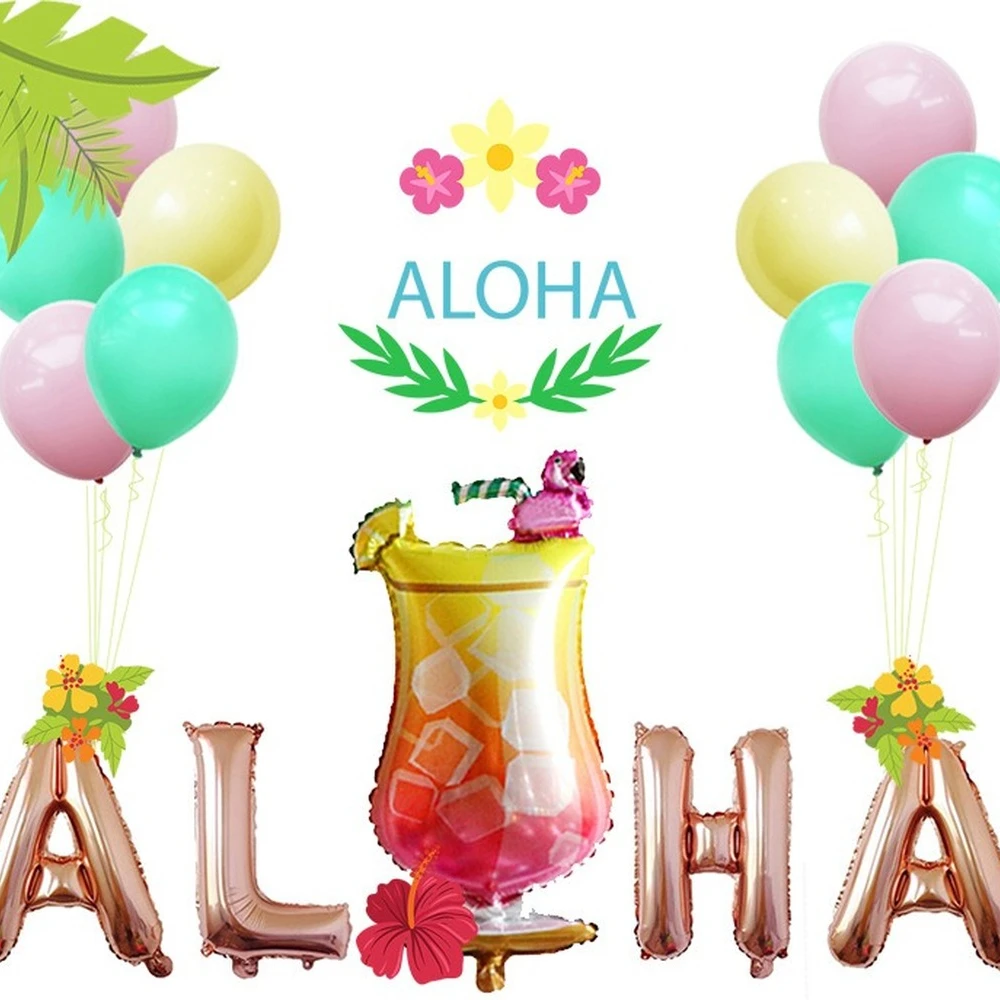 15Pcs/Set Colorful Decoration Foil Balloon Hawaii Gold Party Decoration Accessories Birthday Party Decorations Balloons Set
15Pcs/Set Colorful Decoration Foil Balloon Hawaii Gold Party Decoration Accessories Birthday Party Decorations Balloons Set