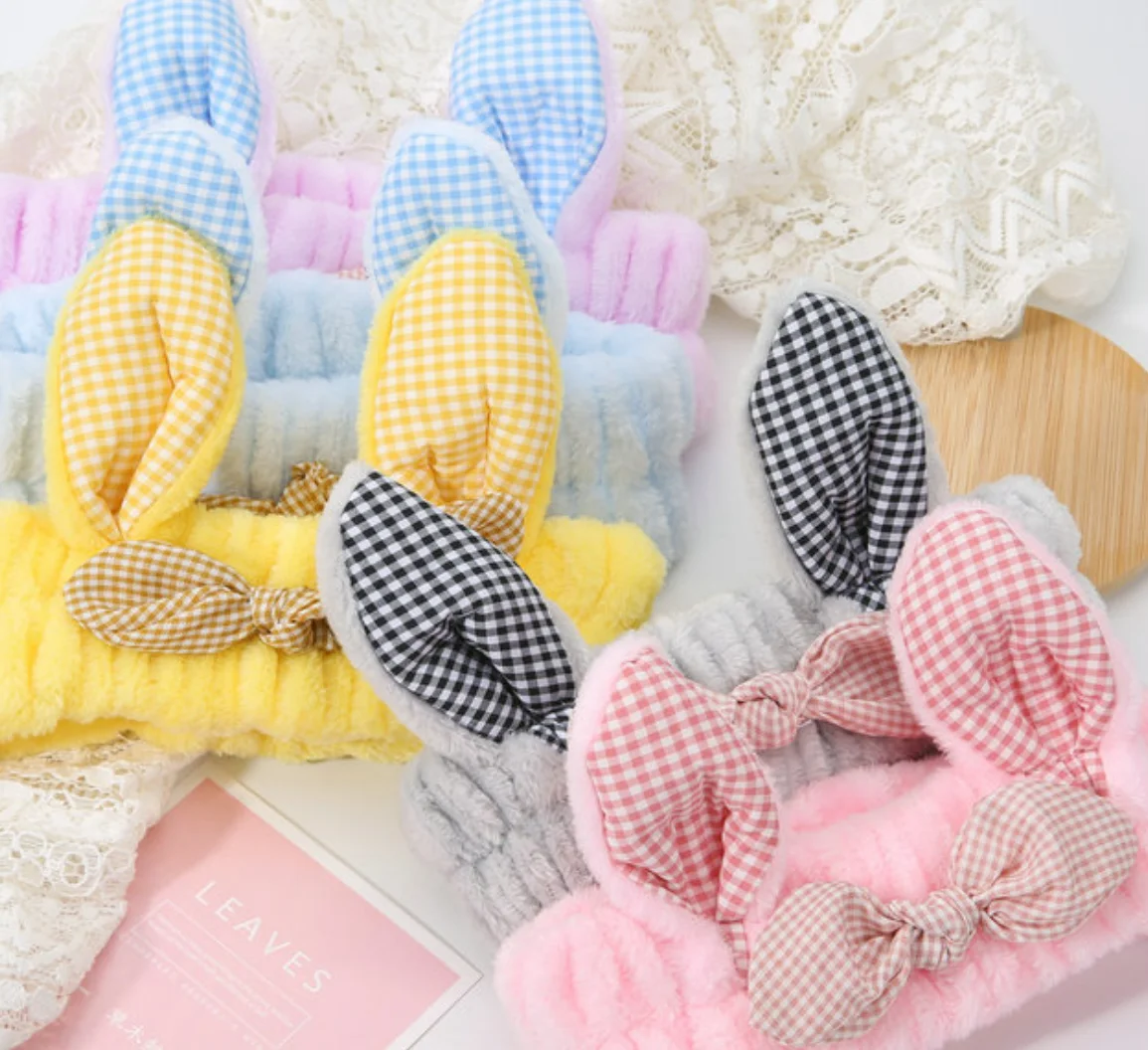 Rabbit Ear Headbands Wash Face Hair Holder Soft Warm Coral Fleece Elastic Hair Bands Headband Women Cute Turban Hair Accessories
Rabbit Ear Headbands Wash Face Hair Holder Soft Warm Coral Fleece Elastic Hair Bands Headband Women Cute Turban Hair Accessories