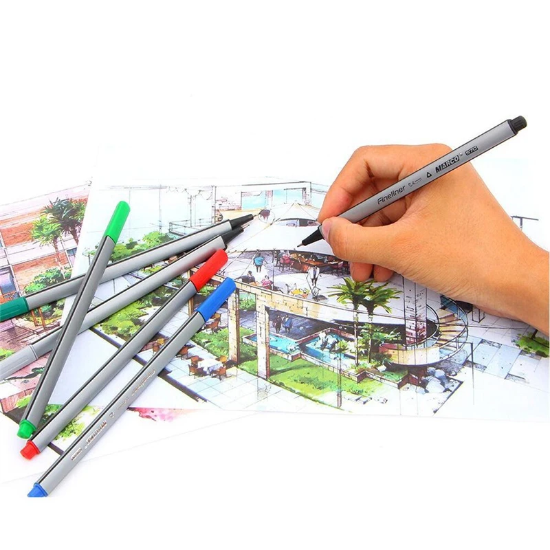 24 Colors 0.4mm Fineliner Pens Superfine Marker Pen Water Based Assorted Ink Arts Drawing for Children Graffiti Hook Fiber Pens
24 Colors 0.4mm Fineliner Pens Superfine Marker Pen Water Based Assorted Ink Arts Drawing for Children Graffiti Hook Fiber Pens