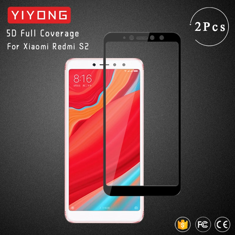 Стекло YIYONG 5D с полным покрытием для Xiaomi Redmi S2 закаленное стекло Xiomi Y2 Защитная
