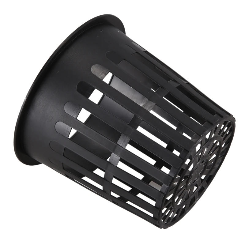 25 Packs of 4 Inch Garden Net Cup Pots, Plastic Plant Nursery Pots, Slotted Mesh Round Net Pot Bucket Baskets (Black)
25 Packs of 4 Inch Garden Net Cup Pots, Plastic Plant Nursery Pots, Slotted Mesh Round Net Pot Bucket Baskets (Black)