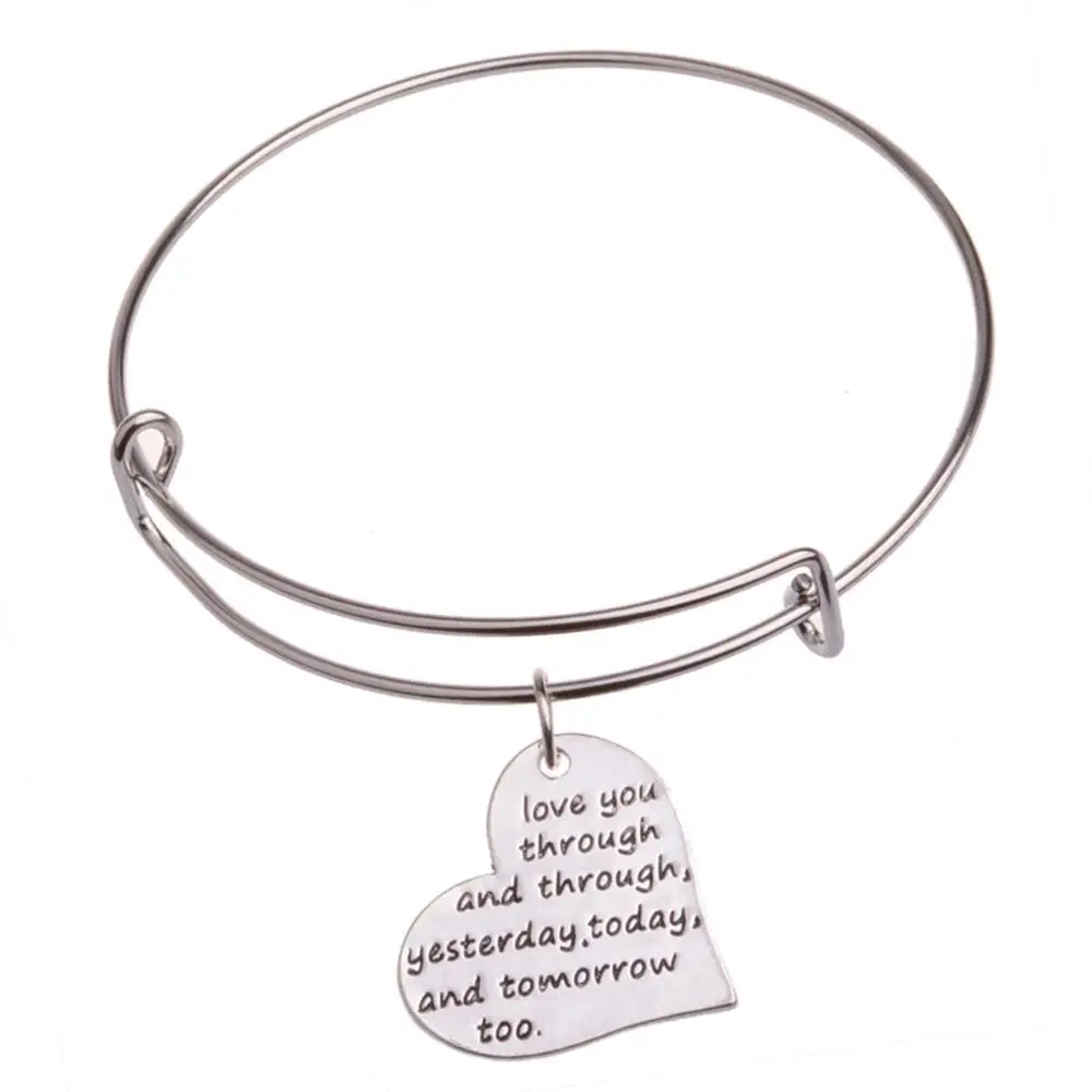 12 шт Любовь вас через и через сердце Шарм Браслеты с подвесками регулируемые браслеты влюбленные пары ювелирные изделия Рождественская веч...
12 шт Любовь вас через и через сердце Шарм Браслеты с подвесками регулируемые браслеты влюбленные пары ювелирные изделия Рождественская веч...