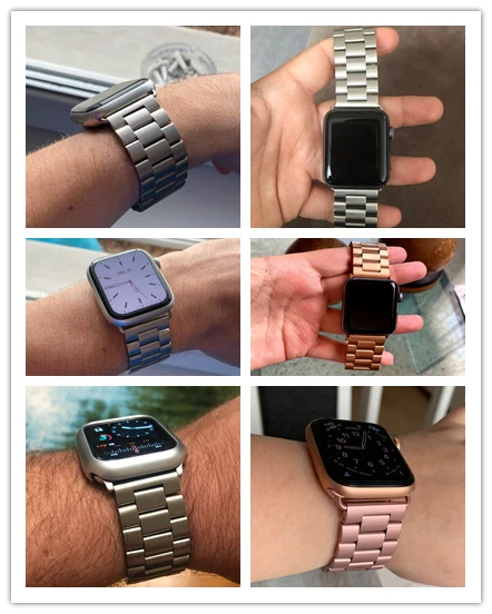 strap for apple watch band 44mm 40mm stainless steel iwatch loop 42mm 38mm metal bracelet apple watches 6/se5/4/3/2/1 44mm
strap for apple watch band 44mm 40mm stainless steel iwatch loop 42mm 38mm metal bracelet apple watches 6/se5/4/3/2/1 44mm