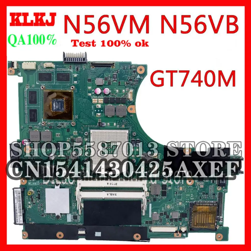 Материнская плата KLKJ N56VB для ноутбука ASUS N56VM N56VB N56VV N56VZ REV2.0 N56VB GT740M 2G Оригинальная
Материнская плата KLKJ N56VB для ноутбука ASUS N56VM N56VB N56VV N56VZ REV2.0 N56VB GT740M 2G Оригинальная