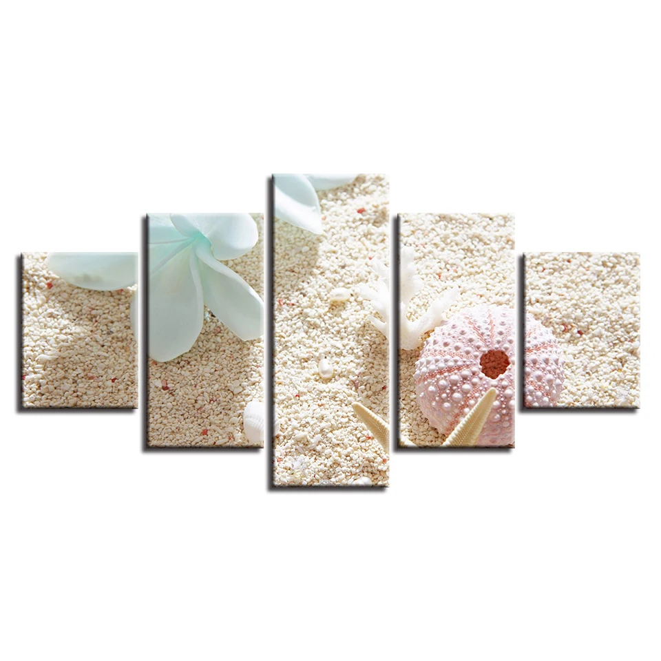 Framed Wall Art Painting HD Printed Canvas Landscape 5 Panel Beaches Shellfish Poster Home Decor Living Room Modular Pictures 
Framed Wall Art Painting HD Printed Canvas Landscape 5 Panel Beaches Shellfish Poster Home Decor Living Room Modular Pictures