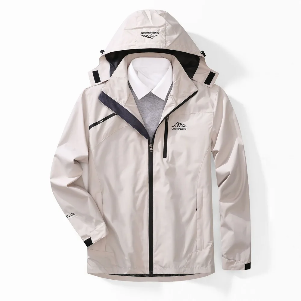 Spring Outdoor Jacket Waterproof Thin Trekking Coat Autumn Outwear Windbreaker Zipper Hooded Coat Slim Hiking Coat Mens Jackets
Spring Outdoor Jacket Waterproof Thin Trekking Coat Autumn Outwear Windbreaker Zipper Hooded Coat Slim Hiking Coat Mens Jackets