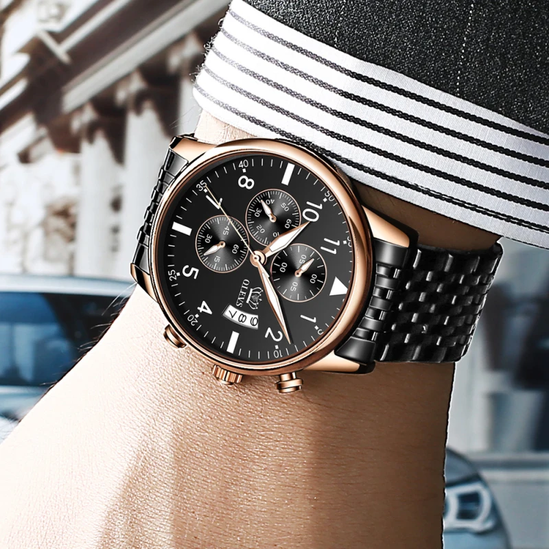 Male Quartz Watchs Multifunctional Chronometer Quartz Watch Luminous Waterproof Men's Watch 2869
Male Quartz Watchs Multifunctional Chronometer Quartz Watch Luminous Waterproof Men's Watch 2869